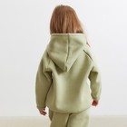 Худи детское MINAKU: Basic Line KIDS цвет оливковый, рост 128 - Фото 5