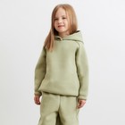 Худи детское MINAKU: Basic Line KIDS цвет оливковый, рост 146 - фото 26522684