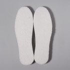 Стельки для обуви, универсальные, двухслойные, р-р RU до 48 (р-р Пр-ля до 47), 30 см, пара, цвет белый - фото 8236305