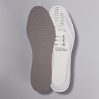 Стельки для обуви, универсальные, с массажным эффектом, р-р RU до 44 (р-р Пр-ля до 46), 28 см, пара, цвет серый - Фото 3