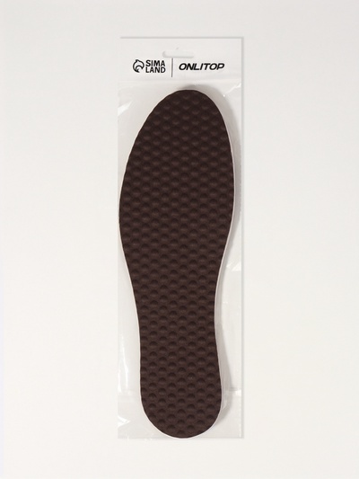 Стельки для обуви, универсальные, с массажным эффектом, р-р RU до 48 (р-р Пр-ля до 46), 30 см, пара, серые