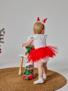 Набор для фотосессии «Крошка Я. Рождественский олененок»: юбка и ободок, красный, рост 68-92 см - фото 119571134