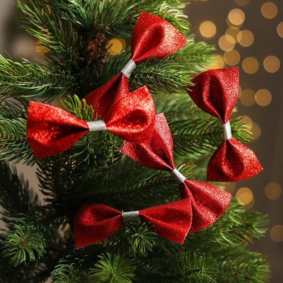 декор бантики для елки новогодней | Дзен