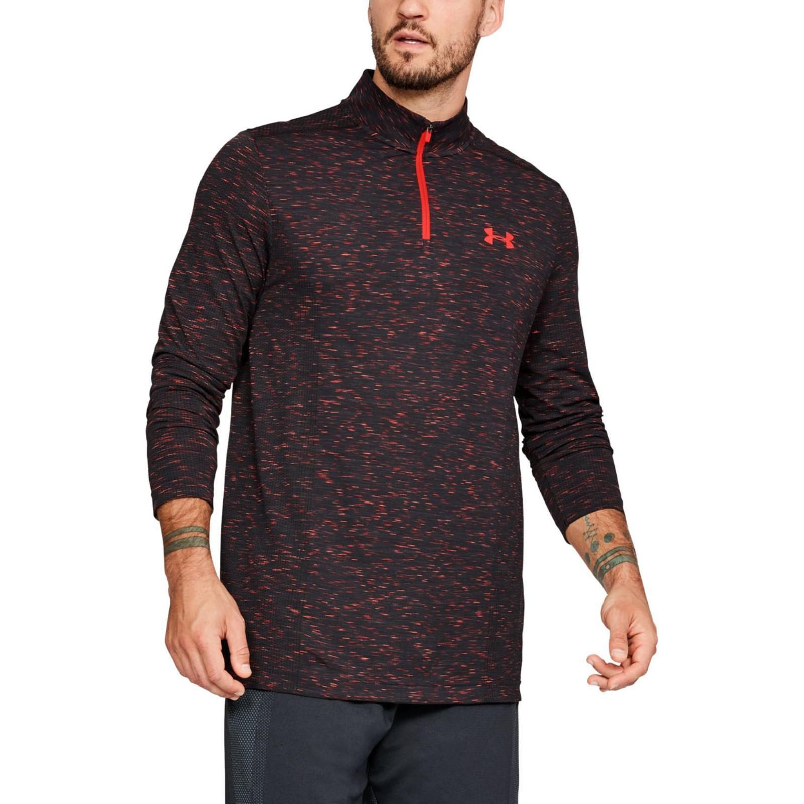 Under armour threadborne seamless best sale quarter zip top mens