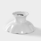 Конфетница Добрушский завод «Бельё», фарфор, 300 мл, h=15.2 см, белая - Фото 5