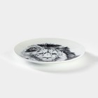 Тарелка Добрушский завод «Лев», d=17.5 см, фарфор, белая - Фото 2