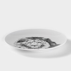 Тарелка Добрушский завод «Лев», d=20 см, фарфор, белая - Фото 3