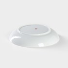 Тарелка глубокая Добрушский завод «Лев», 700 мл, d=20.5 см, фарфор, белая - Фото 3