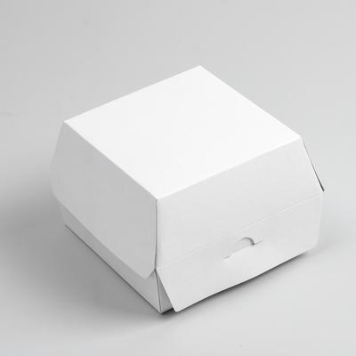 Коробка для бургера, 13 х 13 х 9 см