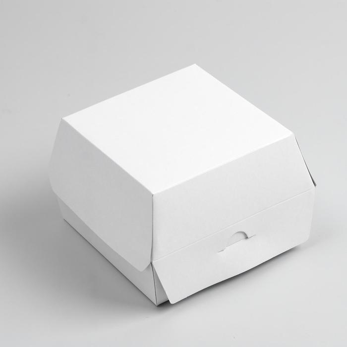 Коробка для бургера, 13 х 13 х 9 см - Фото 1