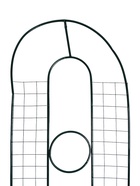 Шпалера, 200 × 50 × 1 см, металл, зелёная, «3 кольца» - Фото 6