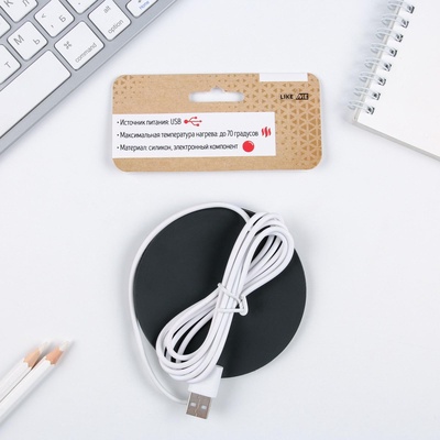 Подставка для кружки USB «Настоящий мужчина», 10×10 см