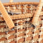 Корзина плетёная для хранения «Пикник», 40×29×24 см, ручка h=19 см, лоза - Фото 15