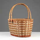 Корзина плетёная для хранения «Пикник», 40×29×24 см, ручка h=19 см, лоза - Фото 8