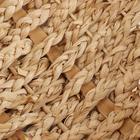 Корзина плетёная для хранения «Кош», ротанг, бежевая, набор 3 шт. - Фото 4