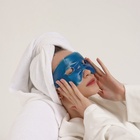 Маска для лица гидрогелевая, охлаждающая/согревающая, 23×10×0.5 см, синяя - Фото 8