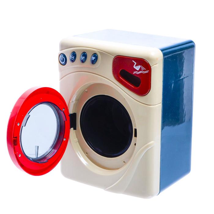 Бытовая техника «Стиральная машина» крутится барабан, открывается отсек для порошка 51006