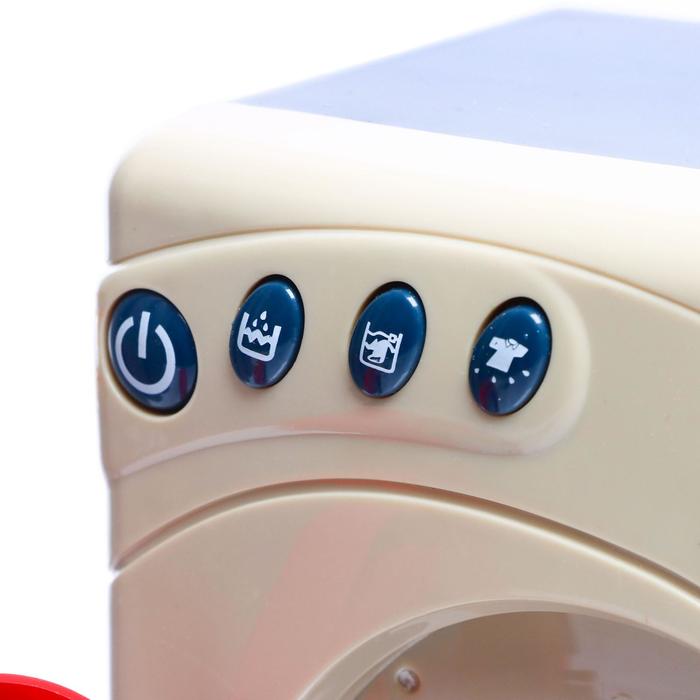 Бытовая техника «Стиральная машина» крутится барабан, открывается отсек для порошка 51006