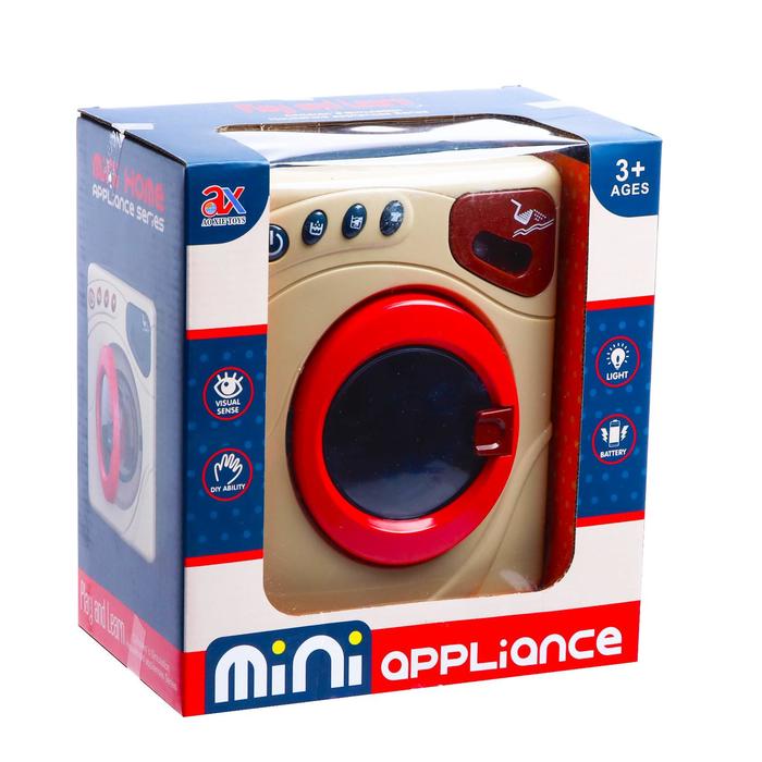 Бытовая техника «Стиральная машина» крутится барабан, открывается отсек для порошка 51006