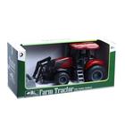 Трактор инерционный «Сельскохозяйственный», цвет бордовый - фото 42612510