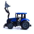 Трактор инерционный «Сельскохозяйственный», цвет синий - фото 42612513