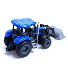 Трактор инерционный «Сельскохозяйственный», цвет синий - фото 42612514
