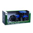 Трактор инерционный «Сельскохозяйственный», цвет синий - фото 42612515