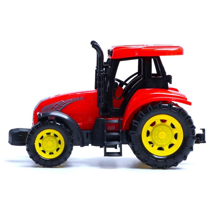 Трактор инерционный «Сельскохозяйственный», цвет красный - фото 1911612276