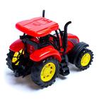 Трактор инерционный «Сельскохозяйственный», цвет красный - Фото 3