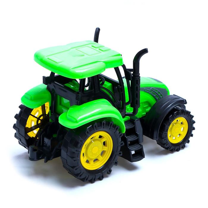 Трактор инерционный «Сельскохозяйственный», цвет зелёный - фото 1911612281