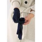 Перчатки женские, безразмерные, без утеплителя, цвет синий - фото 33719827