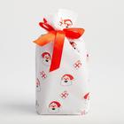 Полотенце подарочное Экономь и Я «Дед Мороз и подарки» 30х60см, цвет бордо, 100% хл, 320 г/м2 - Фото 5