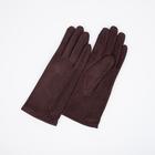 Перчатки женские, безразмерные, без утеплителя, цвет коричневый - фото 9388999