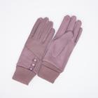 Перчатки женские, безразмерные, без утеплителя, цвет сиреневый - фото 321302271