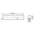 Светильник Gauss TL, 10Вт LED, 4000K, 740лм, цвет белый - Фото 3