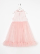 Платье нарядное детское MINAKU: PartyDress со стойкой цвет розовый, размер 134 см - Фото 13