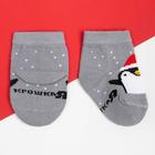 Новый год. Набор носков Крошка Я "Пингвин", 2 пары, 6-8 см - фото 26311477