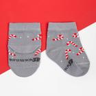 Новый год. Набор носков Крошка Я "Пингвин", 2 пары, 6-8 см - фото 26311479