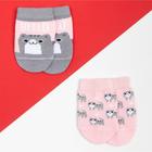 Набор новогодних носков для девочки Крошка Я «Котик», 2 пары, 10-12 см - Фото 2