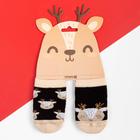 Набор новогодних детских носков Крошка Я «Олень», 2 пары, 6-8 см - фото 11564957