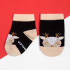 Набор новогодних детских носков Крошка Я «Олень», 2 пары, 6-8 см - Фото 5