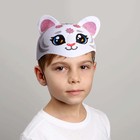 Шляпа карнавальная «Кошечка», белый - фото 24380399