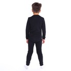 Термобельё детское (лонгслив, брюки), цвет чёрный, рост 110 см - Фото 4