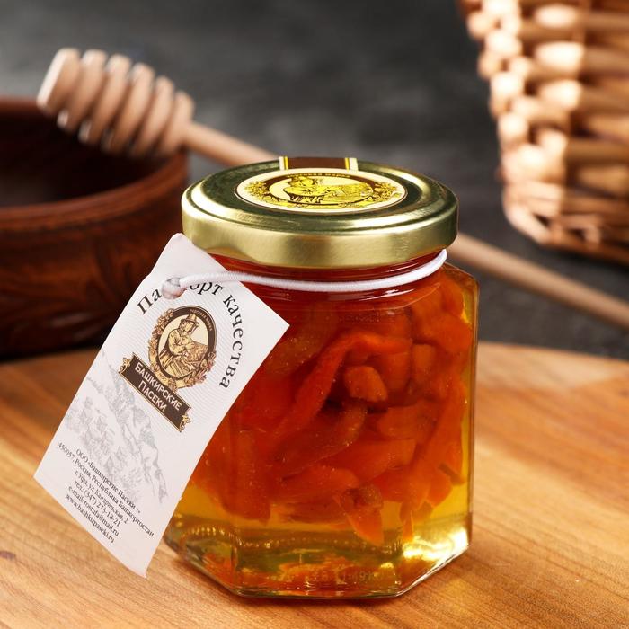 Цветочный мёд «Сотка», с курагой, 250 г - Фото 1