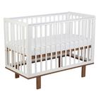 Кроватка детская Polini kids Simple 340, цвет белый- дуб - Фото 3