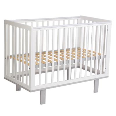Кровать детская Polini kids Simple 340, белый-серая