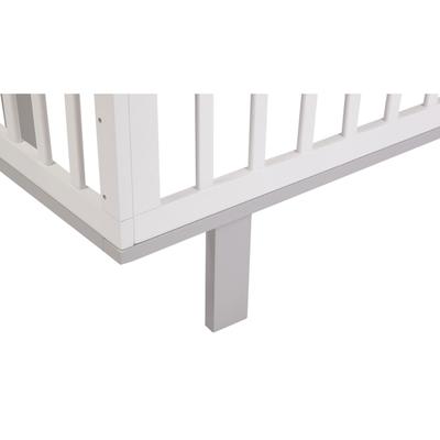 Кровать детская Polini kids Simple 340, белый-серая