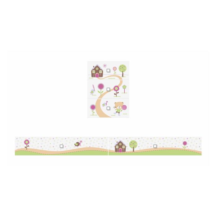 Фасад к детской кроватке Polini kids Simple 1100 «Пряничный домик» - Фото 1