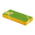 Коробка подарочная "Капли", цвет зелёный,23 х 10 х 3,5 см - Фото 1