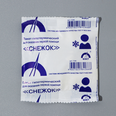 Пакет гипотермический для оказания первой помощи «Снежок»